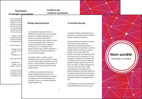modele en ligne depliant 3 volets  6 pages  standard abstrait fond MLIGLU46792