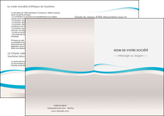 exemple depliant 2 volets  4 pages  standard texture contexture MLIGLU46808