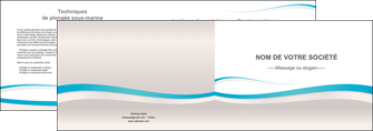 creer modele en ligne depliant 2 volets  4 pages  standard texture contexture MLIGLU46824