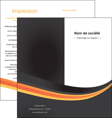personnaliser maquette depliant 2 volets  4 pages  standard texture contexture MFLUOO46980