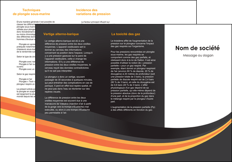 faire depliant 3 volets  6 pages  standard texture contexture MFLUOO47022