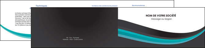 exemple depliant 2 volets  4 pages  standard texture contexture MFLUOO47052