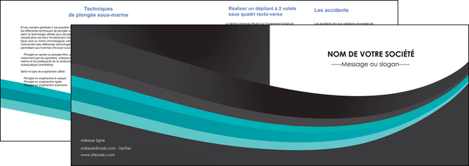 modele en ligne depliant 2 volets  4 pages  standard texture contexture MFLUOO47054