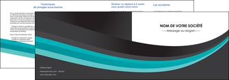 modele en ligne depliant 2 volets  4 pages  standard texture contexture MFLUOO47054