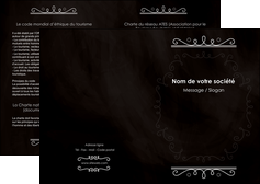 creer modele en ligne depliant 2 volets  4 pages  texture contexture structure MFLUOO47070