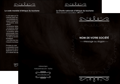 modele depliant 2 volets  4 pages  texture contexture structure MFLUOO47072