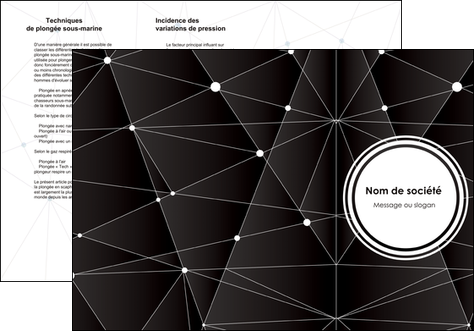 exemple depliant 3 volets  6 pages  standard texture contexture MID47118