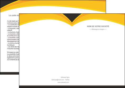 modele en ligne depliant 2 volets  4 pages  standard texture contexture MIDBE47272