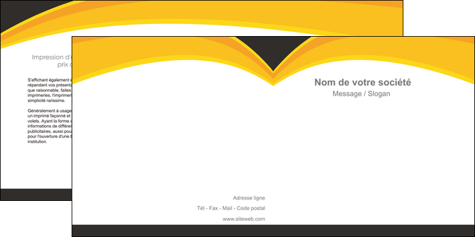 exemple depliant 2 volets  4 pages  standard texture contexture MIDBE47282