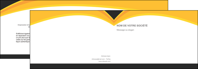 realiser depliant 2 volets  4 pages  standard texture contexture MIDBE47296
