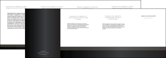 cree depliant 4 volets  8 pages  standard texture contexture MIDBE47316