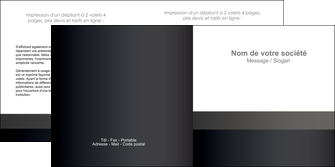 modele depliant 2 volets  4 pages  standard texture contexture MFLUOO47328