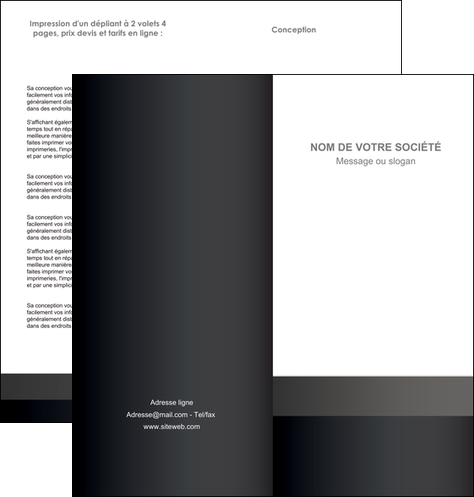 maquette en ligne a personnaliser depliant 2 volets  4 pages  standard texture contexture MIDBE47330