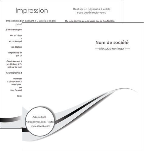 modele depliant 2 volets  4 pages  texture contexture structure MLGI47558