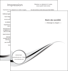 modele depliant 2 volets  4 pages  texture contexture structure MIFLU47558