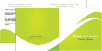 imprimerie depliant 2 volets  4 pages  texture contexture structure MFLUOO47876