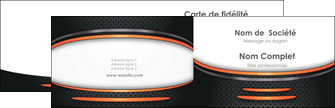 Impression imprimerie carte à gratter  Carte commerciale de fidélité papier à prix discount et format Carte de visite Double - Paysage