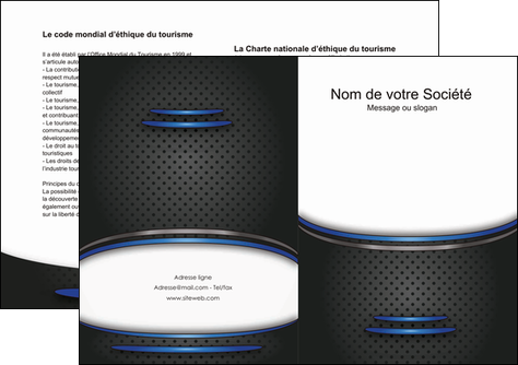 creation graphique en ligne depliant 2 volets  4 pages  texture contexture structure MIDBE49084