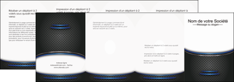 impression depliant 4 volets  8 pages  texture contexture structure MLGI49120