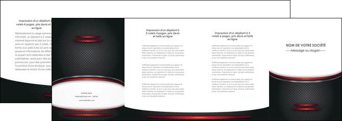 modele depliant 4 volets  8 pages  texture contexture structure MLIP49396