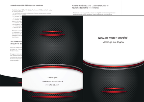 imprimerie depliant 2 volets  4 pages  texture contexture structure MLIP49398