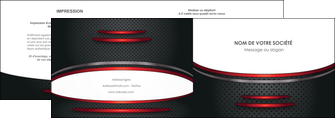 modele depliant 2 volets  4 pages  texture contexture structure MLIP49422