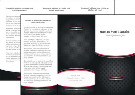 exemple depliant 3 volets  6 pages  texture contexture structure MFLUOO49516