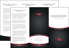 exemple depliant 3 volets  6 pages  texture contexture structure MLIGCH49516