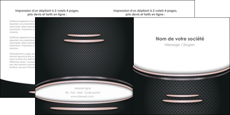 faire depliant 2 volets  4 pages  texture contexture structure MLIGCH49890