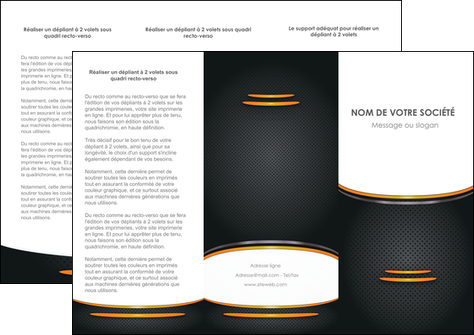 realiser depliant 3 volets  6 pages  texture contexture structure MIDBE49946