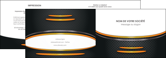 impression depliant 2 volets  4 pages  texture contexture structure MIF49956