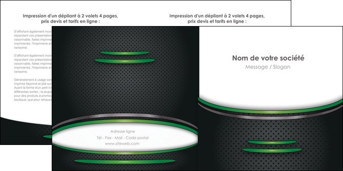 faire depliant 2 volets  4 pages  texture contexture structure MFLUOO49994
