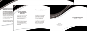 faire modele a imprimer depliant 4 volets  8 pages  texture contexture structure MIF50096