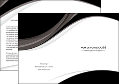 modele depliant 2 volets  4 pages  texture contexture structure MIF50100