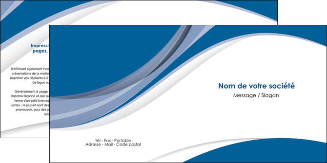 realiser depliant 2 volets  4 pages  texture contexture structure MFLUOO50160