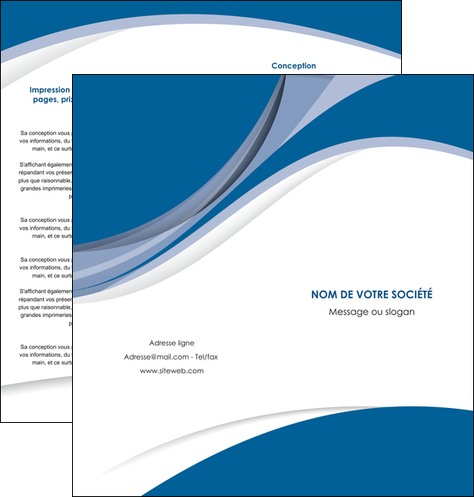 exemple depliant 2 volets  4 pages  texture contexture structure MFLUOO50162