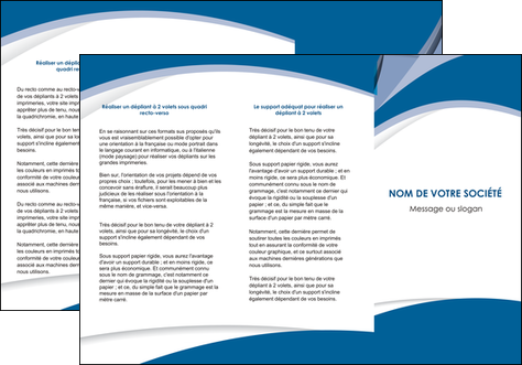 imprimerie depliant 3 volets  6 pages  texture contexture structure MFLUOO50164