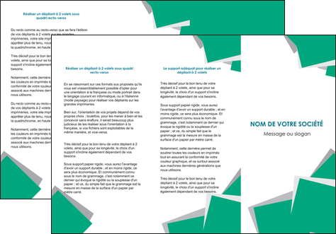 faire depliant 3 volets  6 pages  texture contexture structure MLGI50216