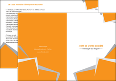 imprimerie depliant 2 volets  4 pages  texture contexture structure MLGI50868