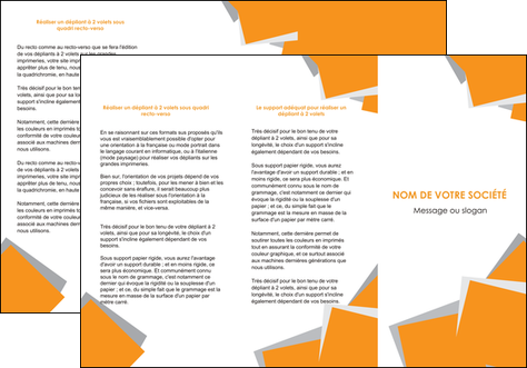 exemple depliant 3 volets  6 pages  texture contexture structure MLGI50880