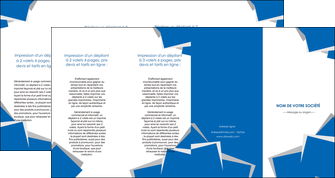cree depliant 4 volets  8 pages  texture contexture structure MIS50914