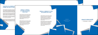 cree depliant 4 volets  8 pages  texture contexture structure MIS50916
