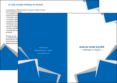 imprimer depliant 2 volets  4 pages  texture contexture structure MIS50920