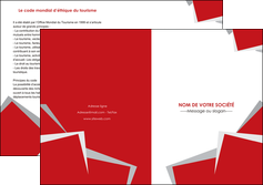 exemple depliant 2 volets  4 pages  texture contexture structure MLIGCH51022