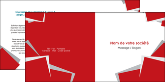 modele depliant 2 volets  4 pages  texture contexture structure MLIGCH51030