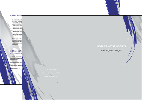 creation graphique en ligne depliant 2 volets  4 pages  texture contexture structure MIF51454