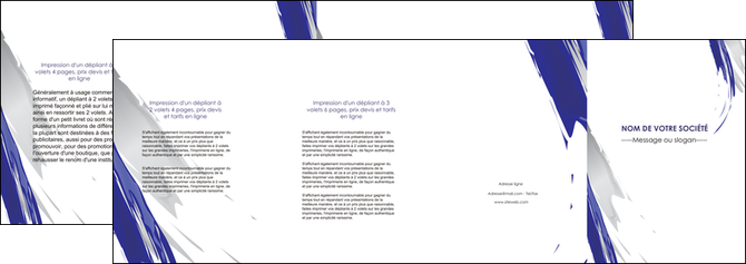 modele depliant 4 volets  8 pages  texture contexture structure MIF51456