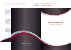 exemple depliant 2 volets  4 pages  texture contexture structure MFLUOO51488