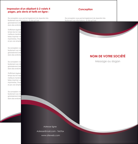 realiser depliant 2 volets  4 pages  texture contexture structure MFLUOO51498