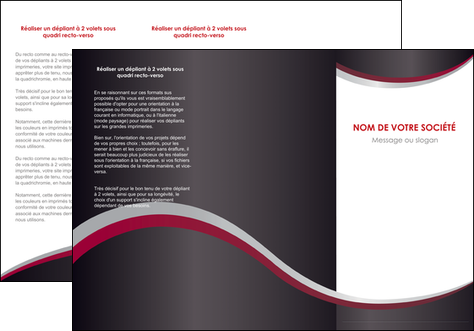 exemple depliant 3 volets  6 pages  texture contexture structure MFLUOO51500
